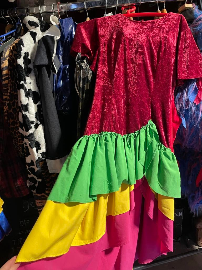 3 Carnaval Jurken Kostuum, Maat 38/40 (M), Carnaval, Ophalen of Verzenden, Kleding