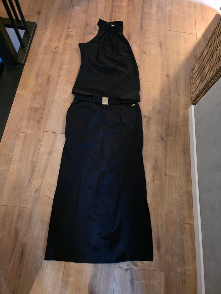 Aime Zwarte Rok en Top Set - Maat M, Maat 38/40 (M), Zwart, Ophalen of Verzenden, Zo goed als nieuw