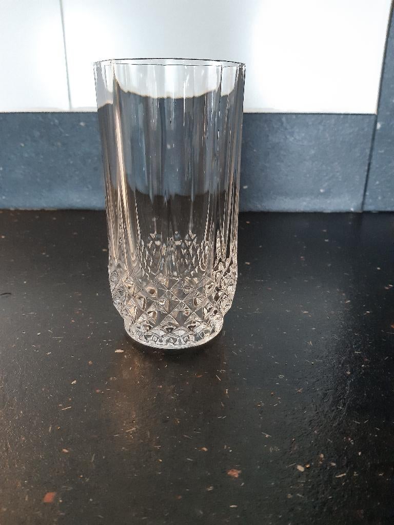 kristal d'arques longchamp, Ophalen of Verzenden, Zo goed als nieuw, Kristal, Glas of Glazen