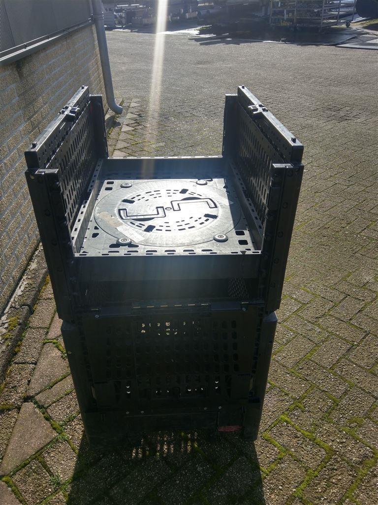 1620. Rolcontainer / Postkrat / krat / verstelbare bodem, Ophalen, Gebruikt