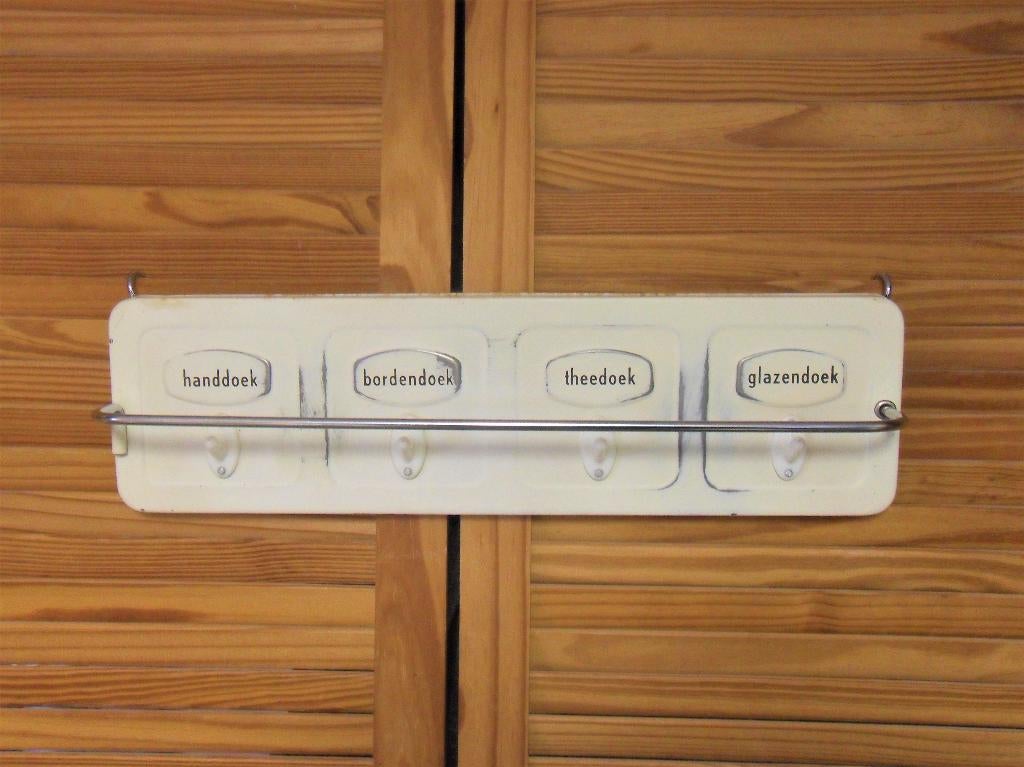 oud handdoekenrek/ keukenrek Brabantia/ voordoek, Antiek en Kunst, Ophalen of Verzenden
