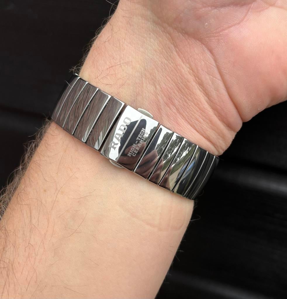 Rado Diastar keramiek horloge heren nieuwe batterij doos, Overige merken, Overige materialen, Voordeelsieraden, Polshorloge