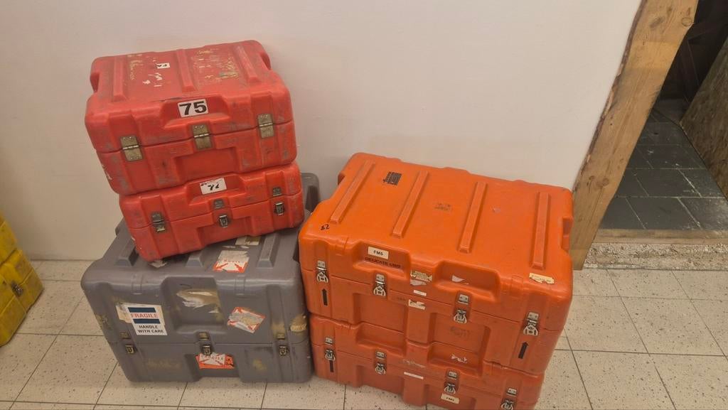 Professionele hardcase transportkisten diverse maten, Ophalen, Gebruikt, 100 cm of meer, 60 cm of meer