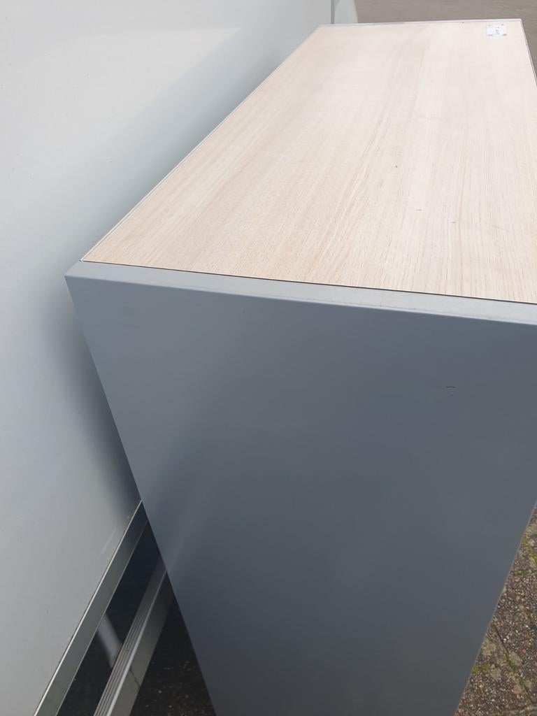 Gispen Meta roldeurkasten 130h x 120b, 100 tot 150 cm, 100 tot 150 cm, Meerdere deuren, Ophalen of Verzenden