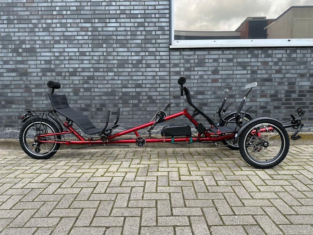 Elektrische Trikexplorer driewieltandem 25% korting!! Tandem, Ophalen, Gebruikt