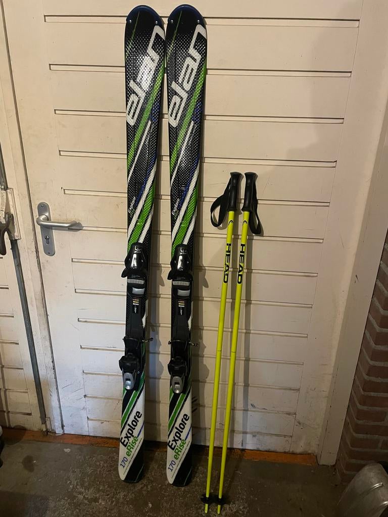 Elan Explore eRise 170 cm ski's incl. stokken en tas, 160 tot 180 cm, Zo goed als nieuw, Carve, Skiën