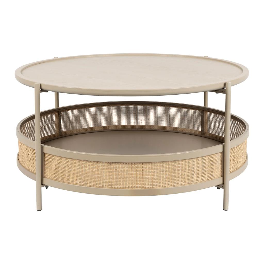 Fonq salontafel, Ophalen, Japandi, Boho, Scandinavisch, Overige materialen, Rond