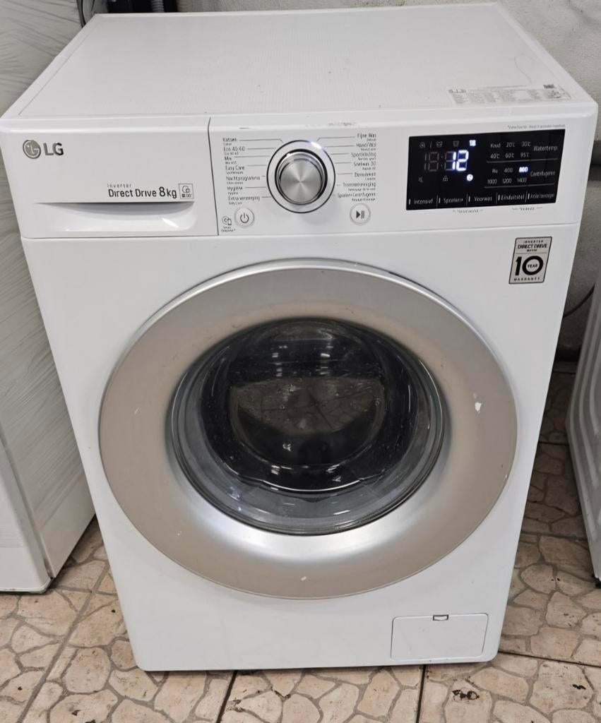 Prachtige LG Wasmachine 8KG  A+++ Energie inc Garantie, 1200 tot 1600 toeren, Minder dan 85 cm, 8 tot 10 kg, Energieklasse A of zuiniger