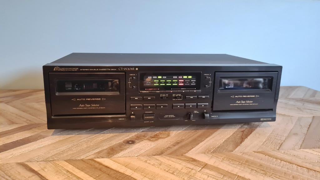 Pioneer CT-W208R dubbel cassettedeck., Ophalen of Verzenden, Overige merken