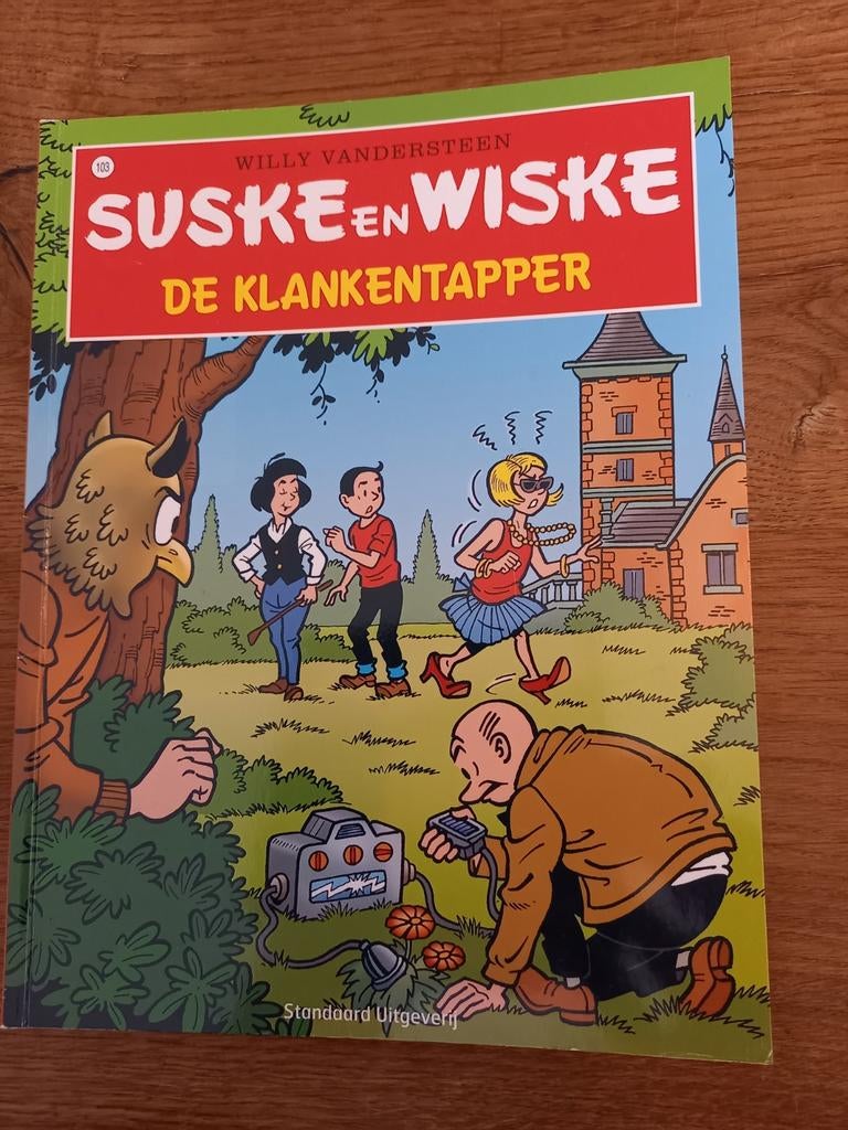 Suske en Wiske 103 - De Klankentapper, Eén stripboek, Ophalen of Verzenden, Zo goed als nieuw, Willy Vandersteen