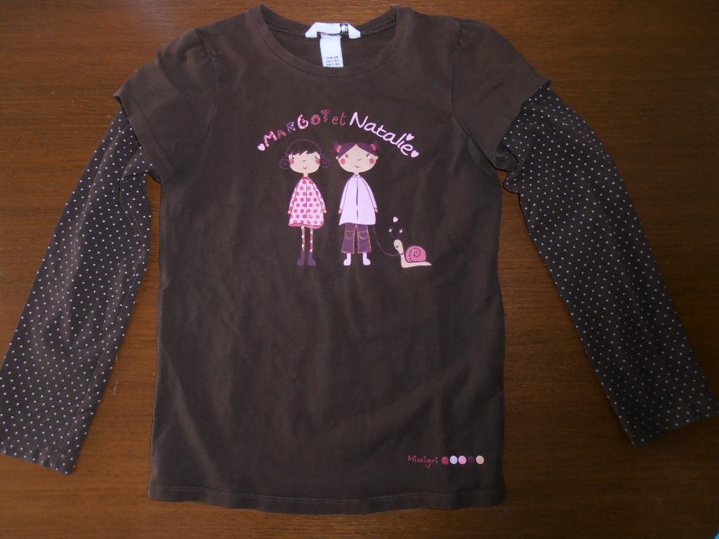 longsleeve maat 122/128, Kinderen en Baby's, Kinderkleding | Maat 122, Gebruikt, Meisje, H&M, Ophalen of Verzenden