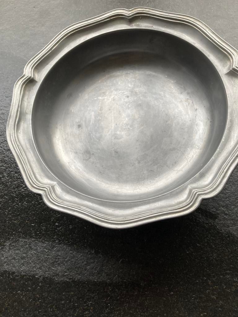 Tinnen fruitschaal, Antiek en Kunst, Antiek | Tin, Ophalen of Verzenden