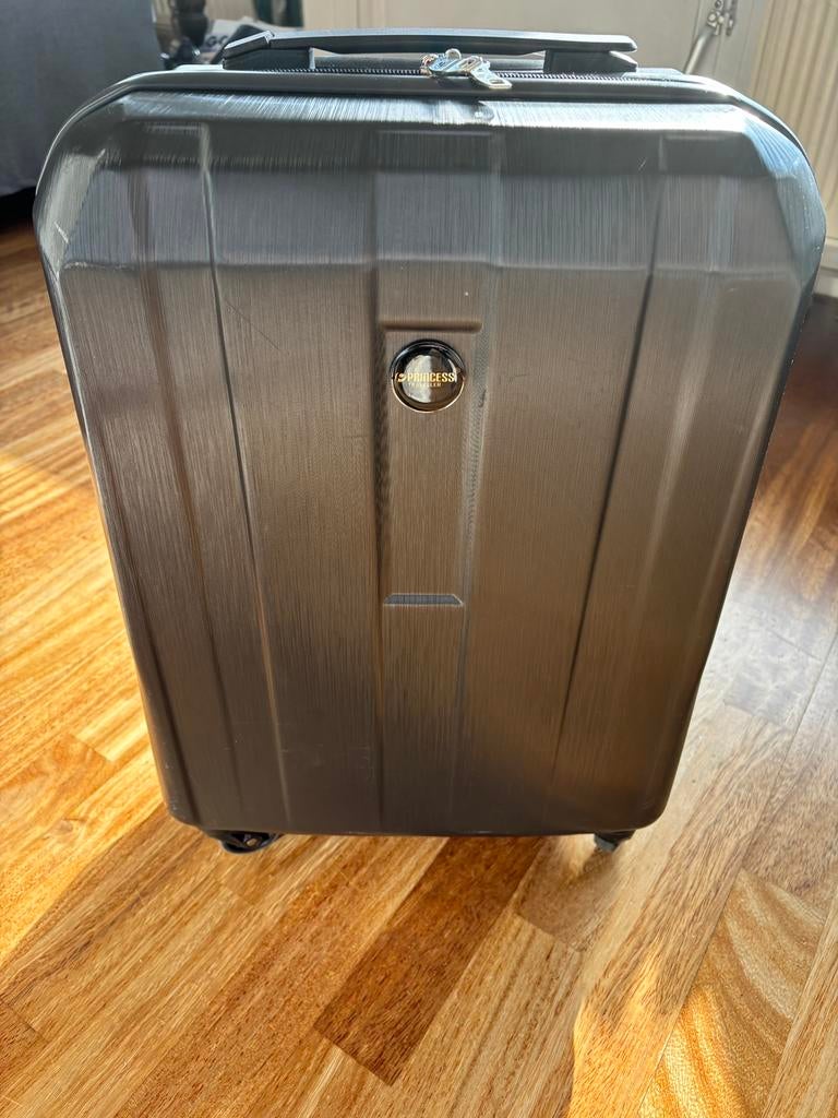 Princess traveller handbagage - cabine formaat, Wieltjes, Gebruikt, 50 tot 60 cm, Hard kunststof