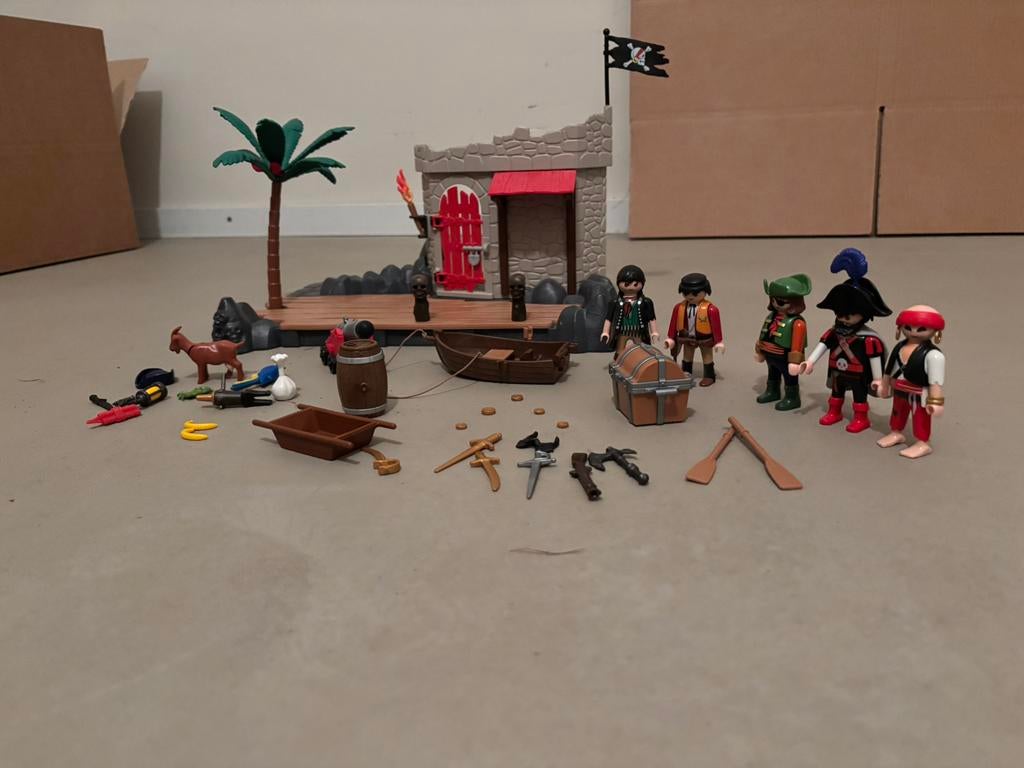 Playmobil piratenfort, Ophalen, Zo goed als nieuw