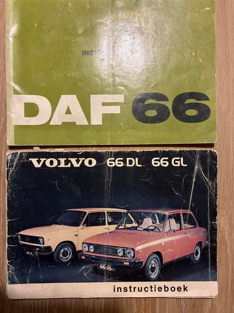 DAF 66 & Volvo 66 Instructieboekjes, Ophalen of Verzenden