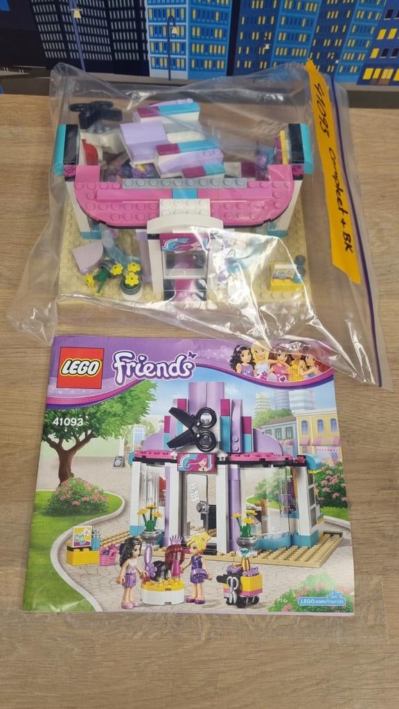 Lego Friends 41093 - Kapsalon Heartlake 2015, Ophalen of Verzenden, Zo goed als nieuw, Complete set, Lego