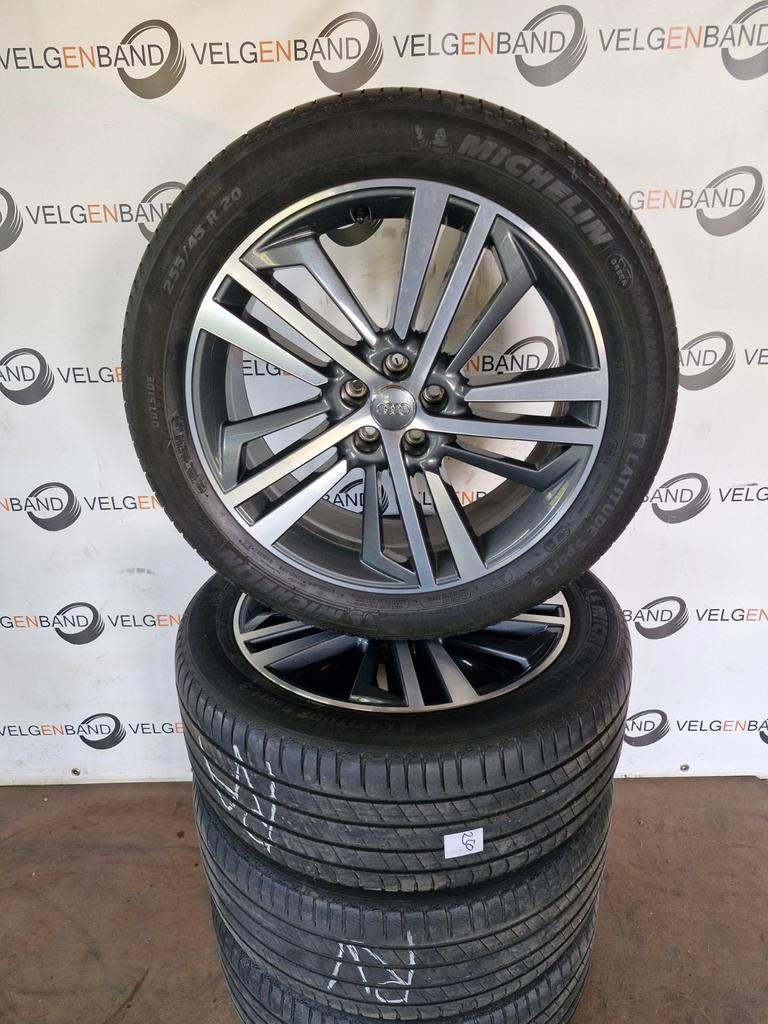 Zomerset Audi Q5 SQ5 255 45 20 5x112 66.5 et39 zomer set vag, Gebruikt, 255 mm, Banden en Velgen, Ophalen of Verzenden