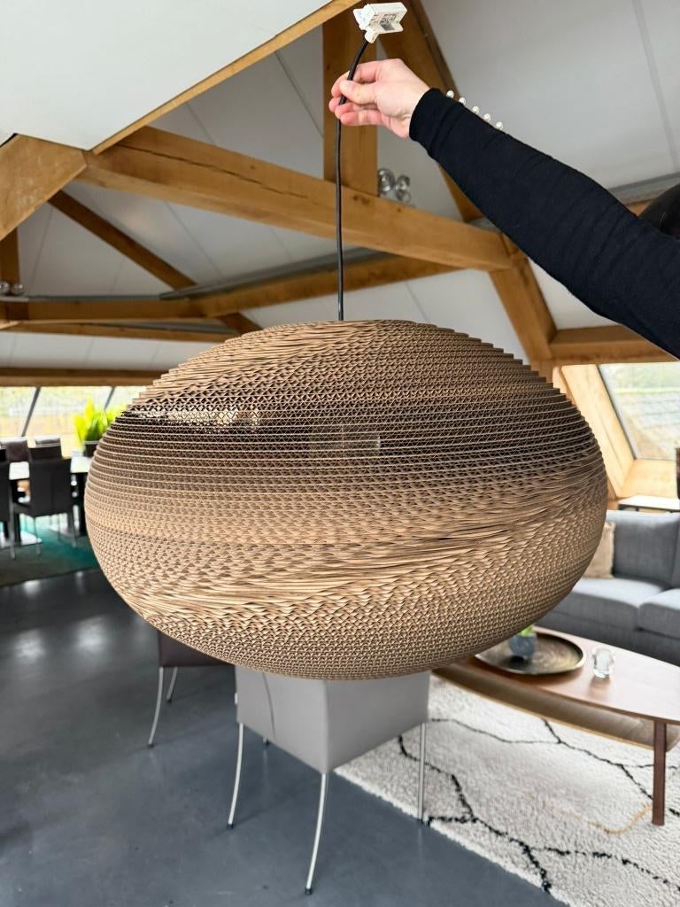 Think Paper Jazzy Kartonnen hanglampen 2 verschillende maten, Ophalen, Gebruikt, Overige materialen, Minder dan 50 cm