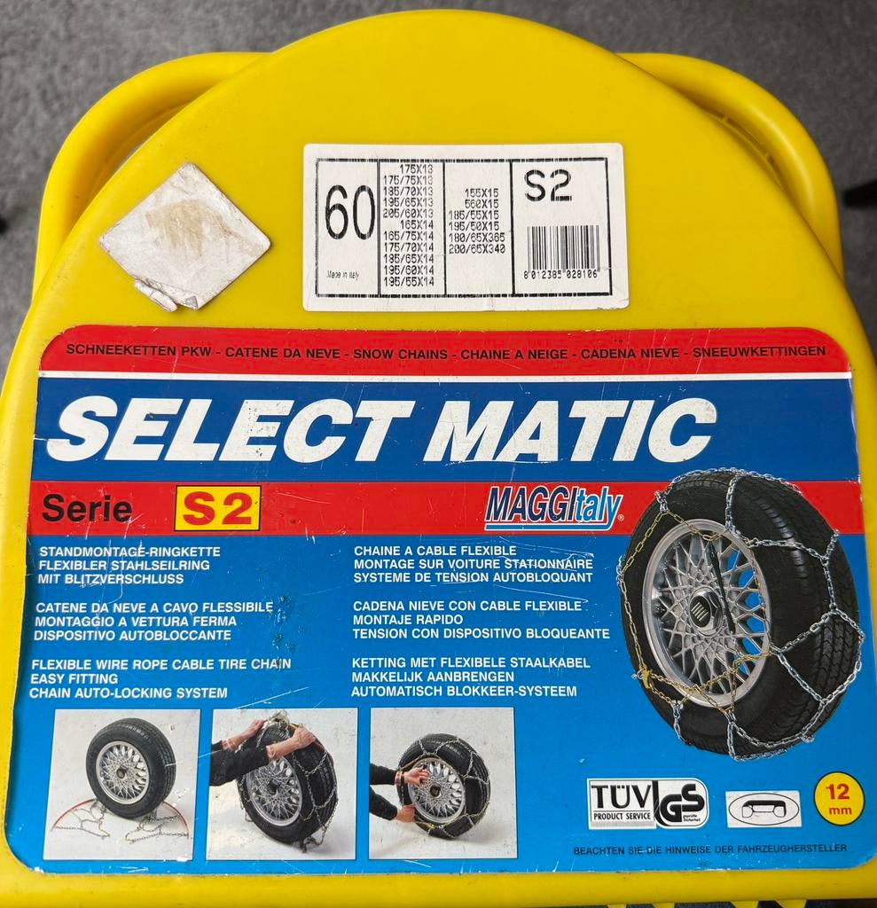 Sneeuwkettingen Maggi select matic 60 S2, Ophalen of Verzenden, Zo goed als nieuw