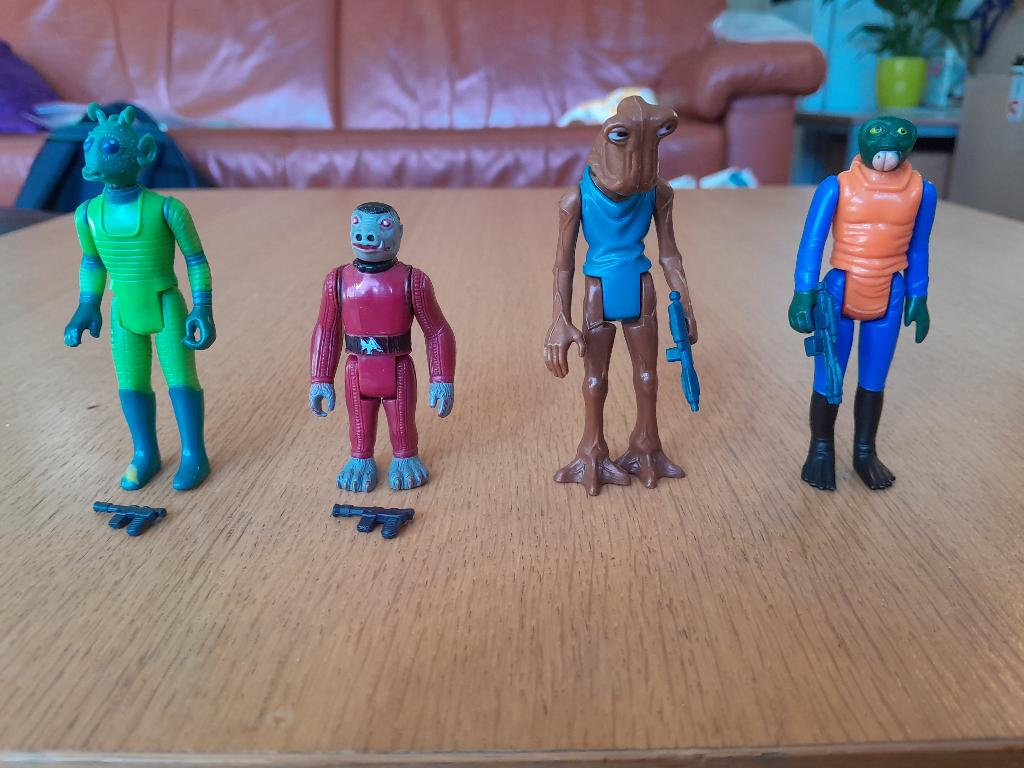 Vintage Star Wars Cantina Bewoners, Ophalen of Verzenden, Gebruikt, Actiefiguurtje