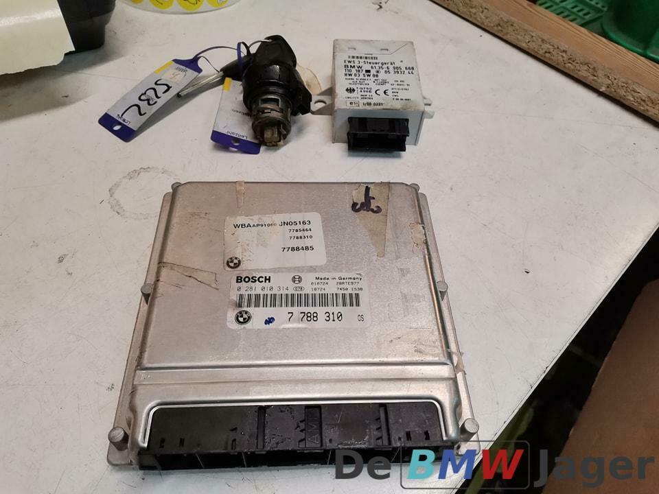 DDE met EWS en sleutel BMW 3-serie E46 330XD M57 7788485, Gebruikt, Ophalen of Verzenden, BMW, BMW