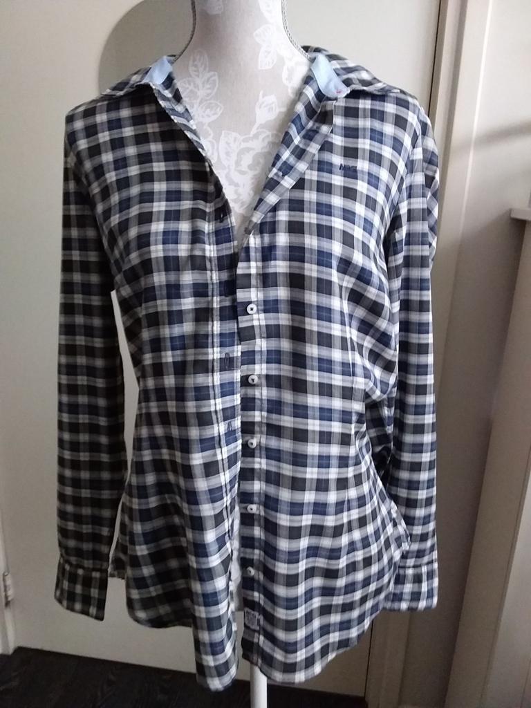 Mcgregor Geruite Blouse - Maat 38, Maat 38/40 (M), Blauw, Ophalen of Verzenden, Zo goed als nieuw