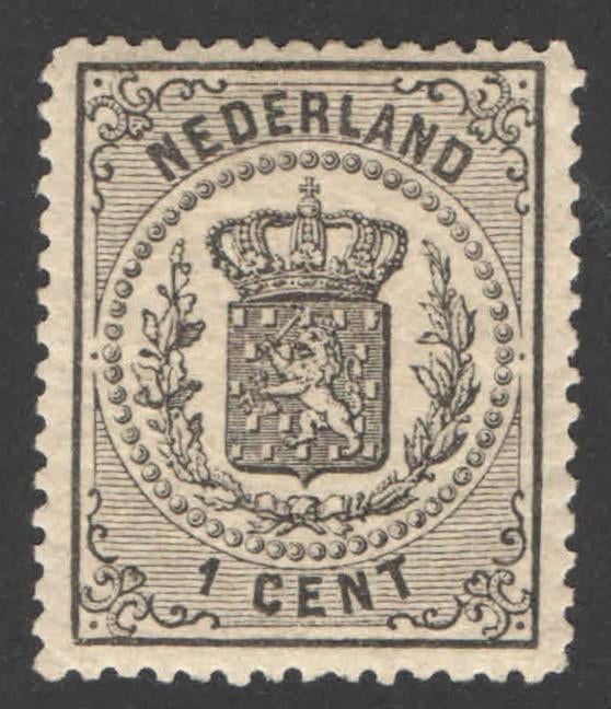 Nederland NVPH nr 14 ongebruikt Rijkswapen 1869, Ophalen of Verzenden, T/m 1940, Postfris