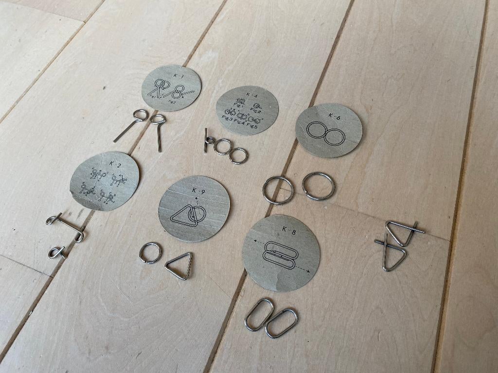 IQ spel / denk spel / brein puzzel, Ophalen of Verzenden, Minder dan 500 stukjes, Gebruikt, Overige typen