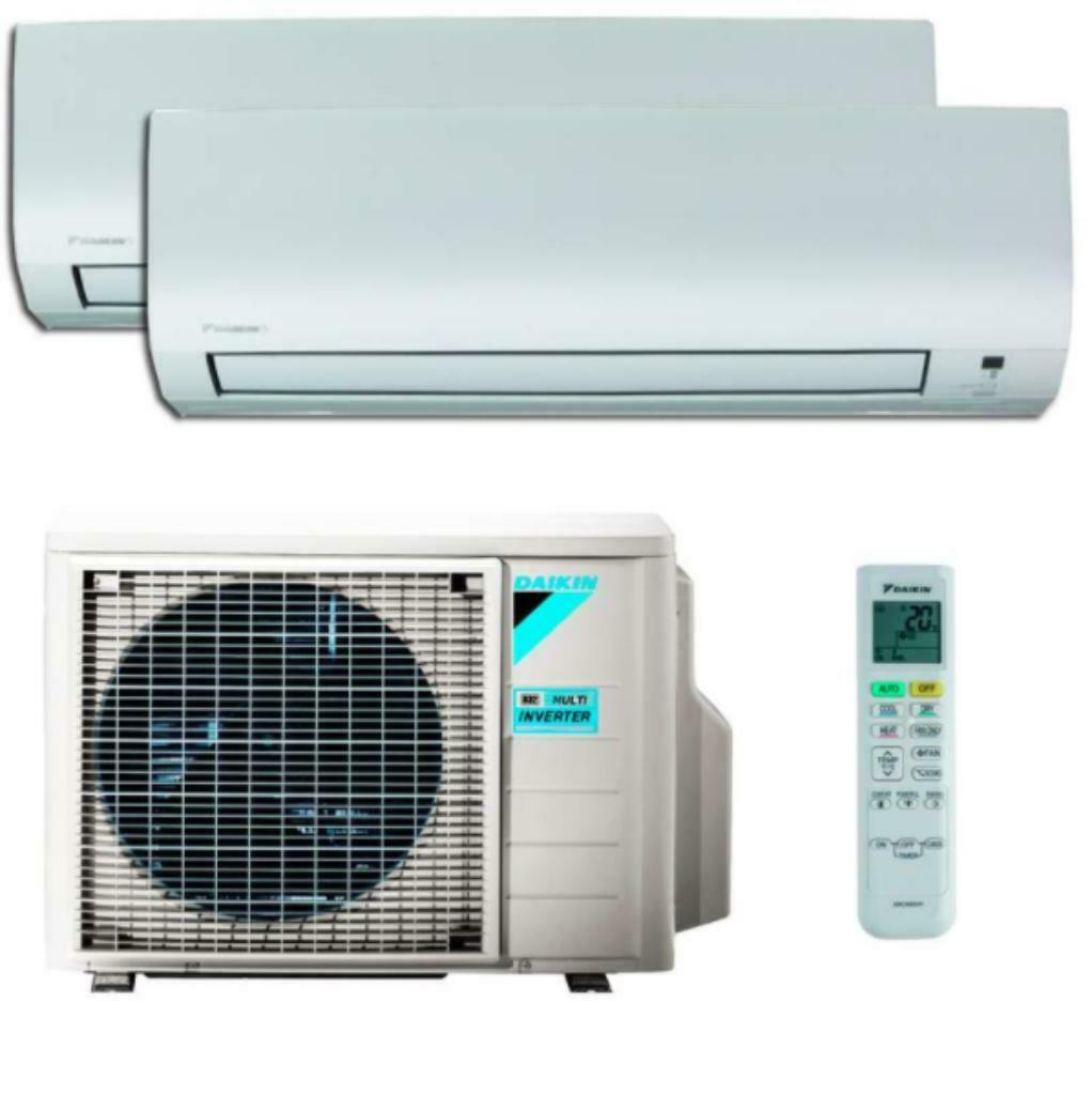 Haier Mitsubishi Daikin Multi-split airco's 2x1, Koelen en Ontvochtigen, Timer, Nieuw, 3 snelheden of meer