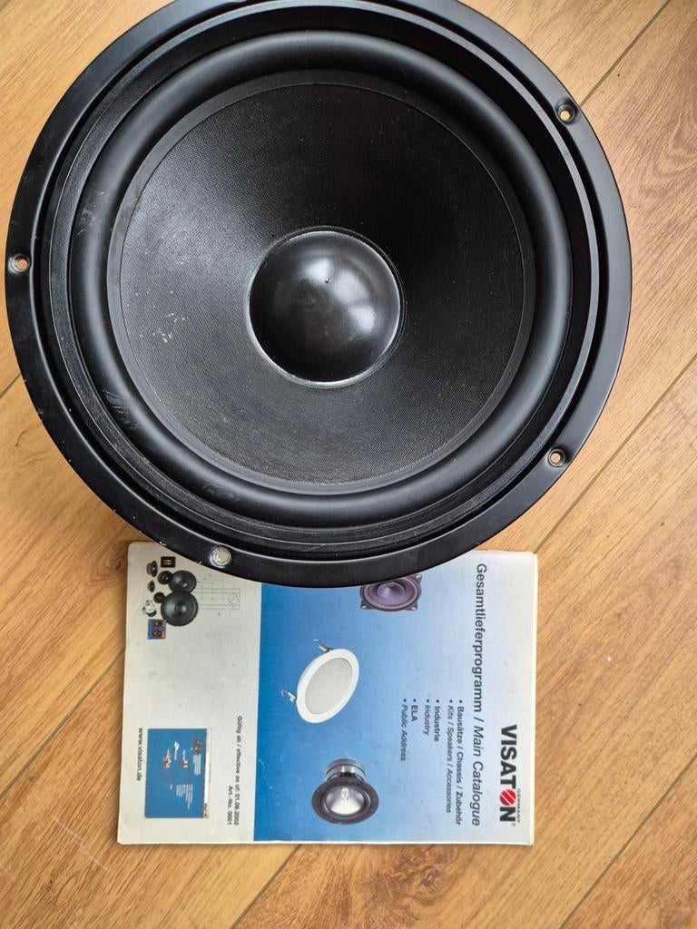 Visaton  W 300  s  4 ohm luidspreker, Ophalen of Verzenden, 120 watt of meer, Subwoofer, Overige merken