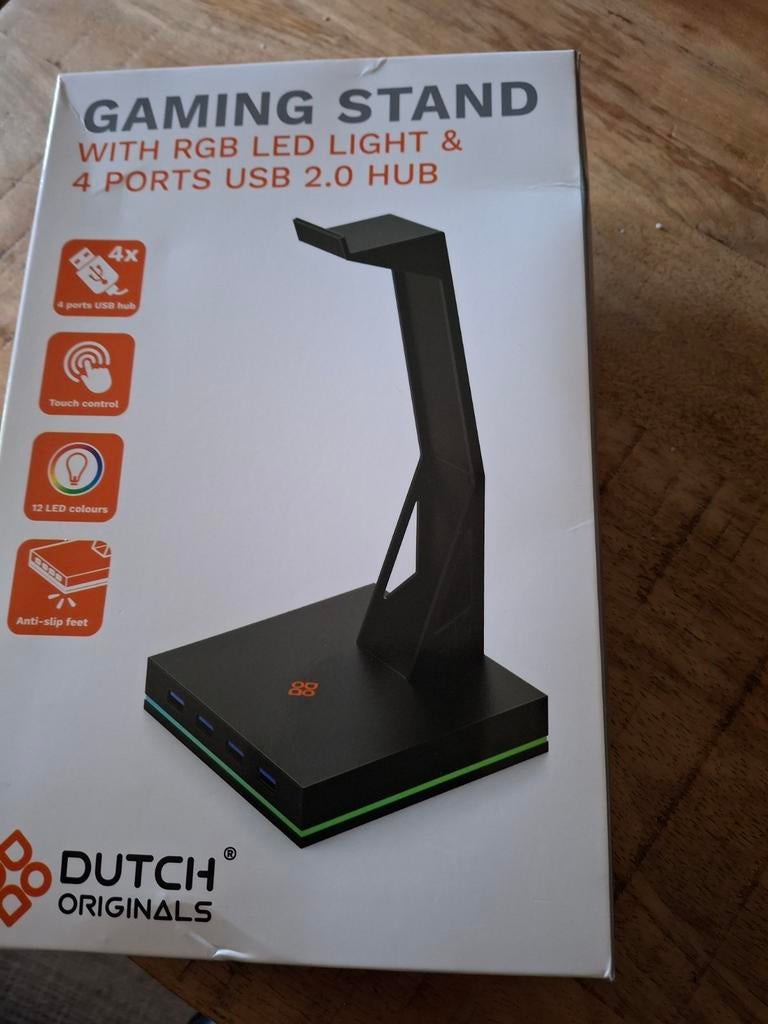 Nieuwe Gaming Headset Stand met RGB, Ophalen of Verzenden, Gaming headset, Nieuw, Dutch Originals