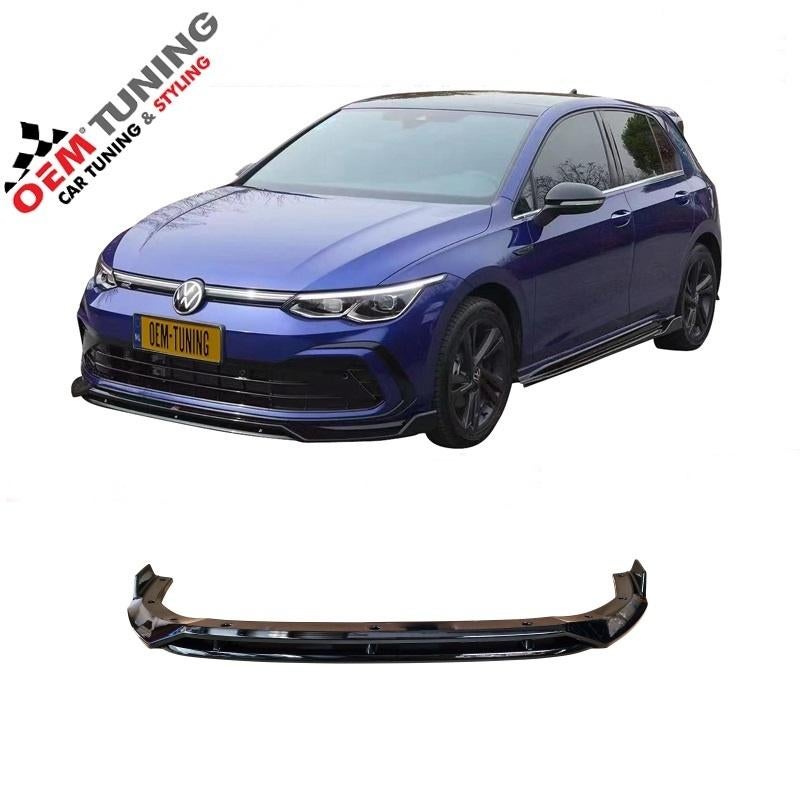Frontspoiler geschikt voor Golf 8 GTI/GTD/GTE/R-Line LOOK