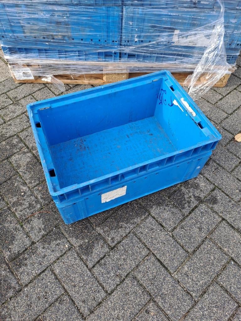 Euronorm zware stevige kratten stapelbakken 60x40 cm, Gebruikt, 40 tot 60 cm, 50 tot 75 cm, Minder dan 35 cm