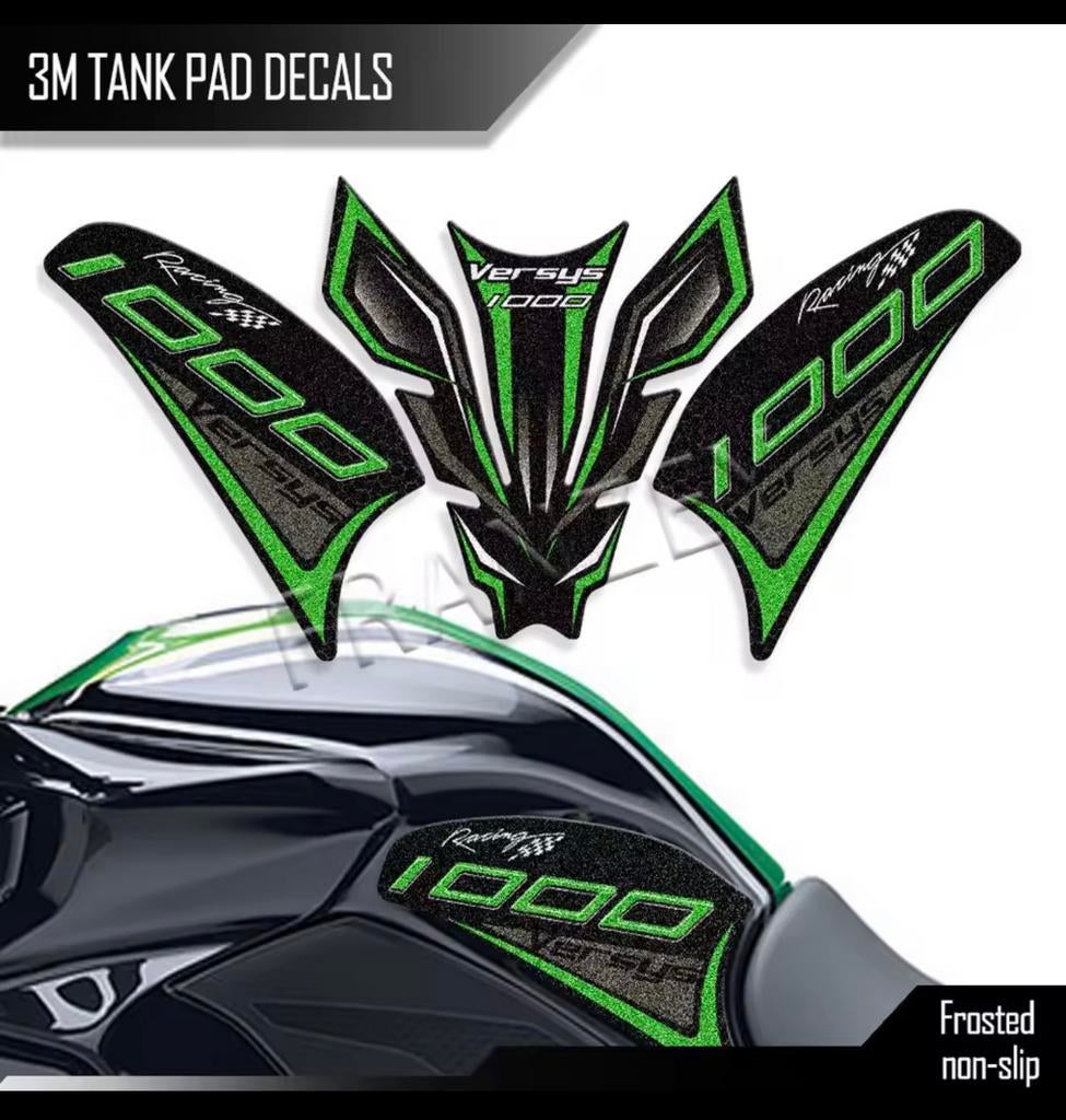Kawasaki Versys 1000 Tankpad & Zijpaneel Stickerset stickers, Ophalen of Verzenden, H, H, H
