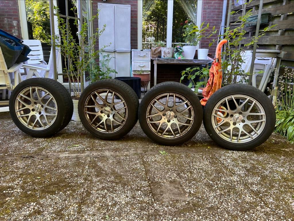 VREDESTEIN BAND MET VELG, Ophalen, Gebruikt, 15 inch, All Season