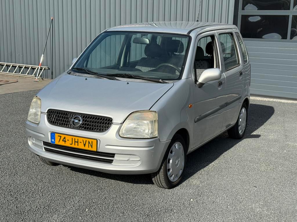Opel Agila 1.2 I 16V 2002 Grijs, Auto's, Opel, Bedrijf, Agila, Benzine, D, Hatchback, Handgeschakeld, Origineel Nederlands, Zilver of Grijs