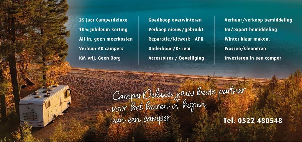 Nieuw! Camperdeluxe -Platform unieke nieuwe methode !, 33 - 40 uur, Overige niveaus, Vanaf 5 jaar, Tijdelijk contract