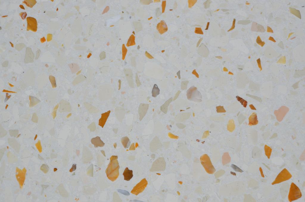 Terrazzo tegels 40x40 cm wit geel Sovicille granito vloer, 40 tot 60 cm, 40 tot 60 cm, Nieuw, Ophalen of Verzenden