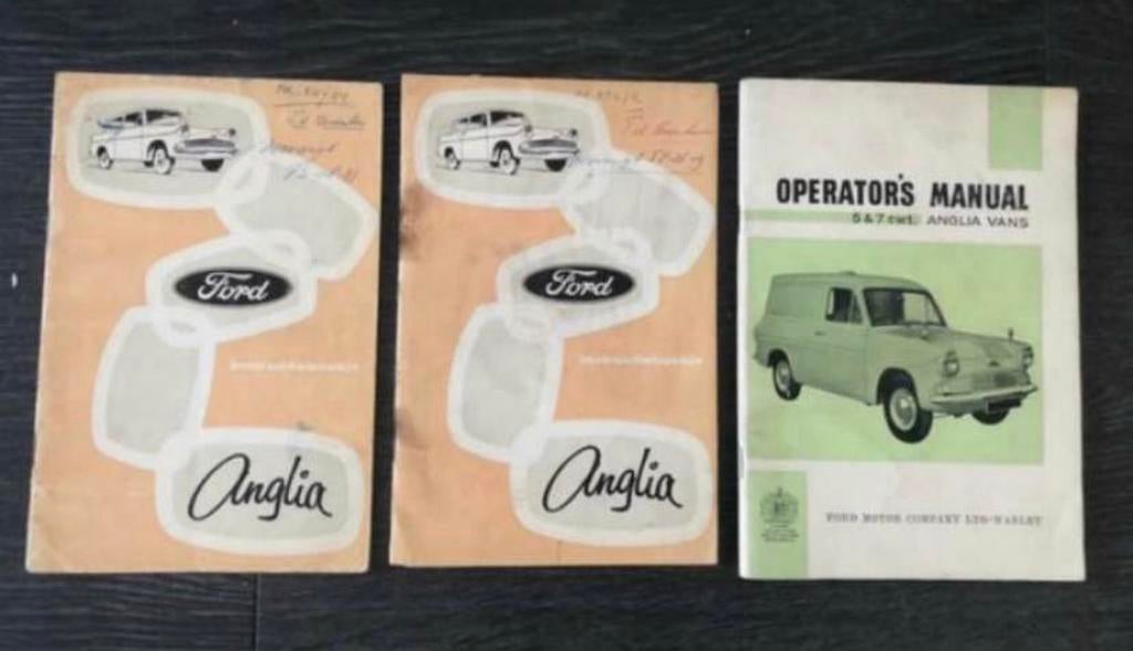 Handleidingen Ford Anglia, Auto diversen, Ophalen of Verzenden
