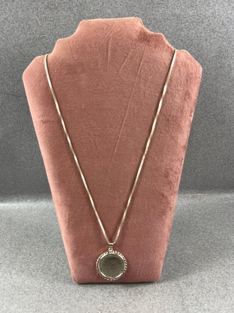 Zilveren ketting | Ag | 20,46gr | venetiaan | 402216, Sieraden, Tassen en Uiterlijk, Kettingen, Zo goed als nieuw, Zilver, Zilver