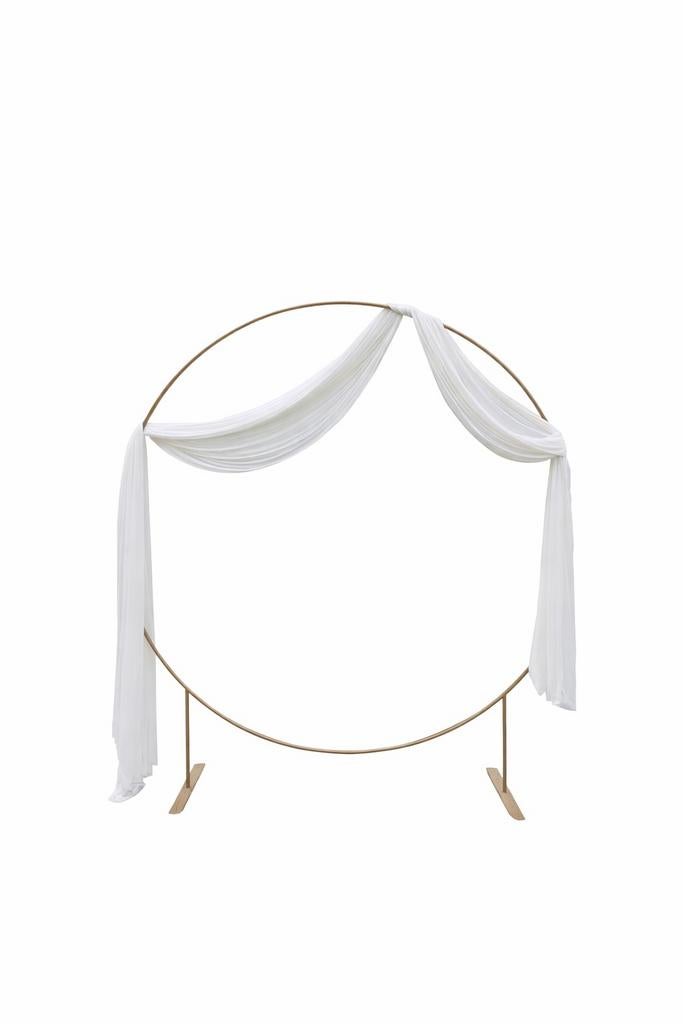 Backdrop rond goud - Te Huur, Ophalen