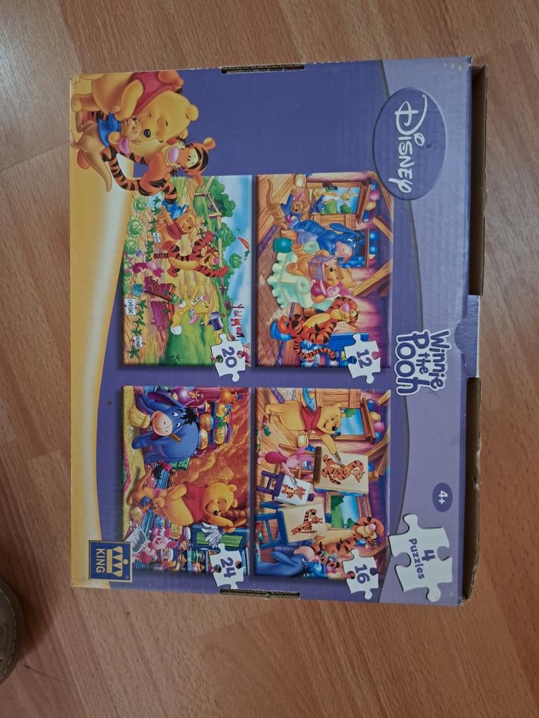 Winnie de Pooh Puzzels - 4 in 1, Ophalen of Verzenden
