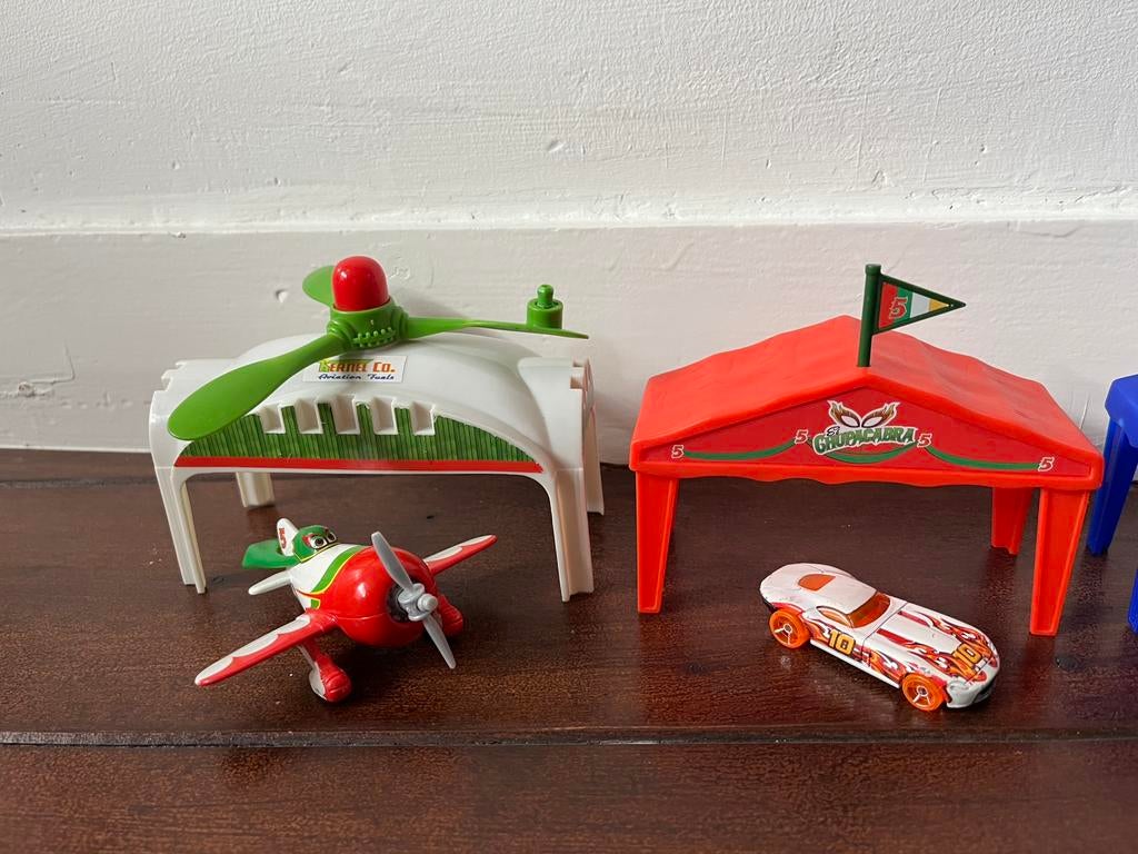 Racebaan planes/cars, Ophalen of Verzenden, Gebruikt, Handmatig, Overige merken