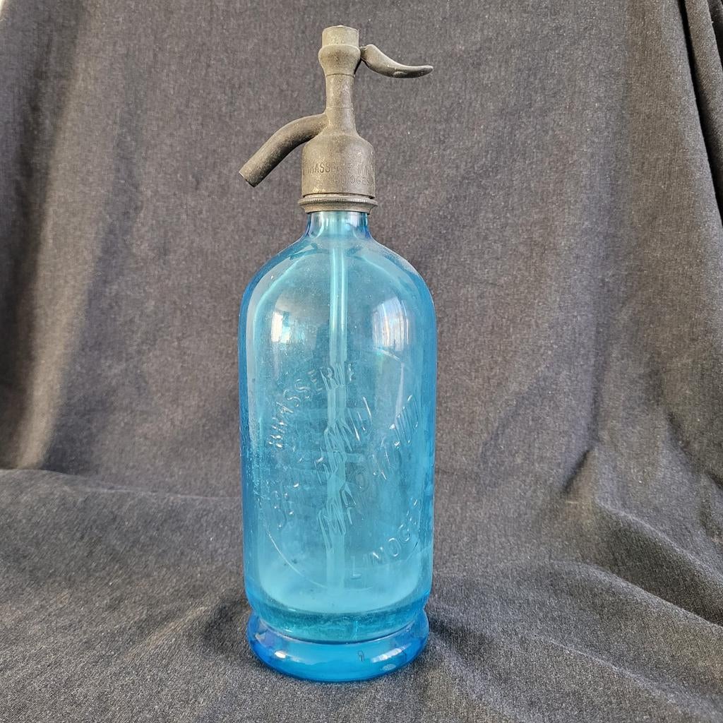 Antieke spuitwaterfles siphon franse spuitfles 1932, Ophalen of Verzenden
