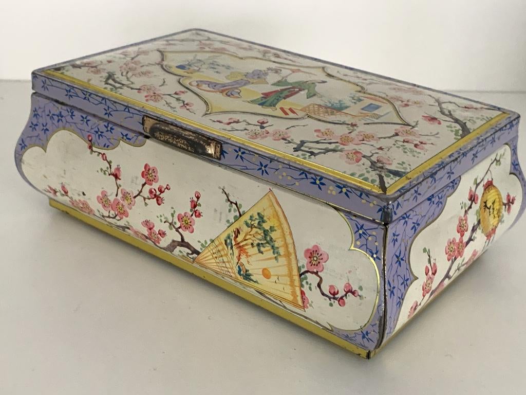 vintage koekblik, Verzamelen, Blikken, Ophalen of Verzenden, Gebruikt, Koek(jes)