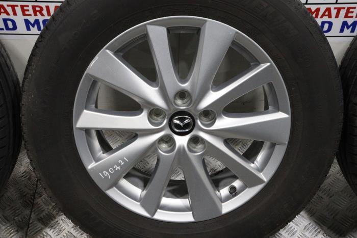 Velgen set + banden van een Mazda CX-5 (CX-5 11-), 12 maanden garantie, Gebruikt, -, -