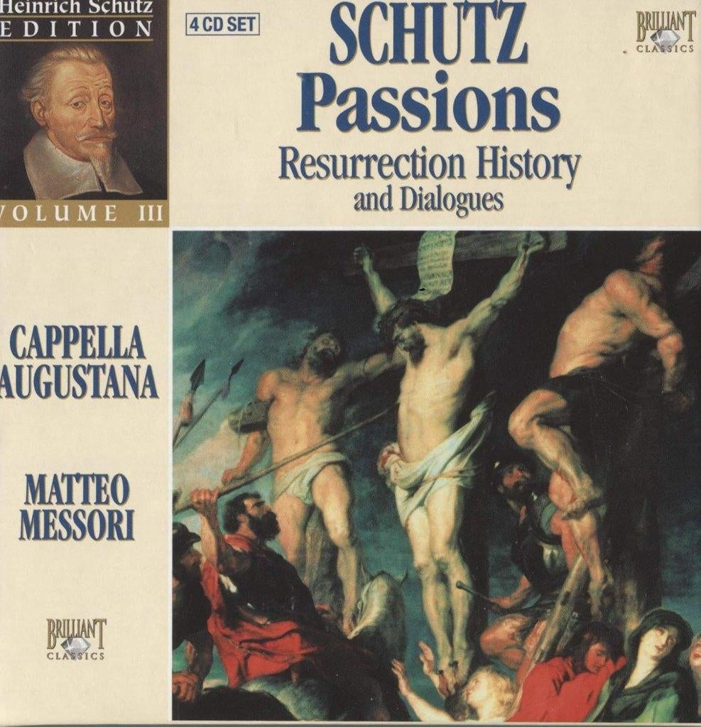 Schutz Passions Resurrection History cdbox, Verzenden, Zo goed als nieuw, Boxset