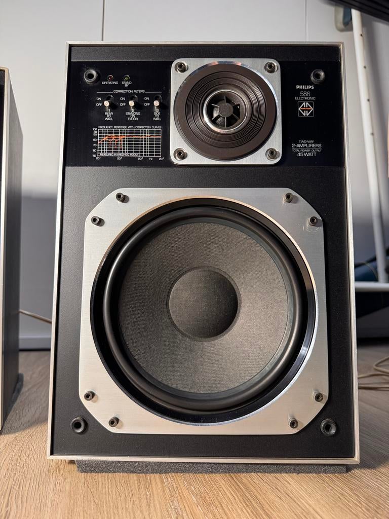 Philips MFB 22AH586 set van 2 Super nette staat(zie tekst), Audio, Tv en Foto, Luidsprekers, Philips, Ophalen of Verzenden, Zo goed als nieuw