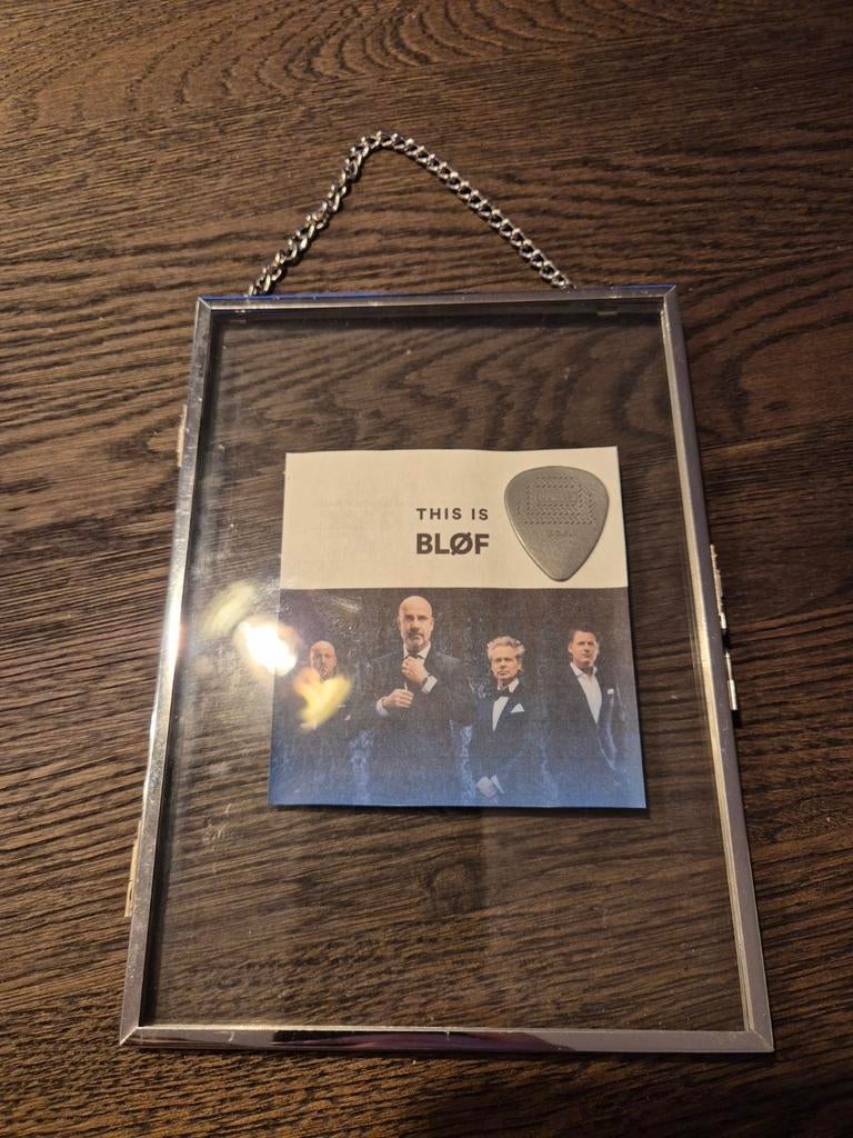 Bløf Plectrum - Uniek Collectorsitem, Verzamelen, Ophalen of Verzenden, Zo goed als nieuw
