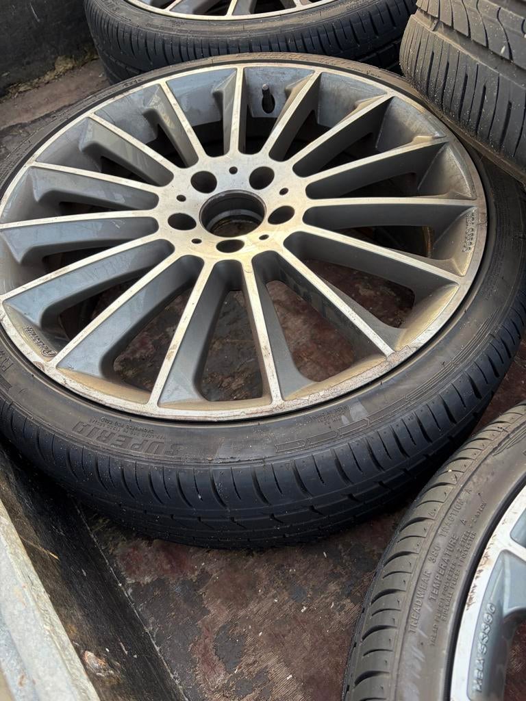 Mercedes Velgen 19 inch - Set, Auto-onderdelen, Banden en Velgen, Gebruikt, Velg(en), Personenwagen, Ophalen